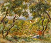 Pierre-Auguste Renoir The Vineyards at Cagnes oil painting artist